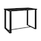 Armen Living Felicia Outdoor Patio Counter Height Dining Table in Black Aluminum 840254332584 - alternate 2